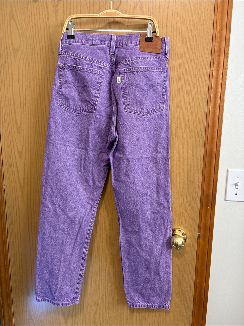 Levi's Straight Purple ladies Jeans